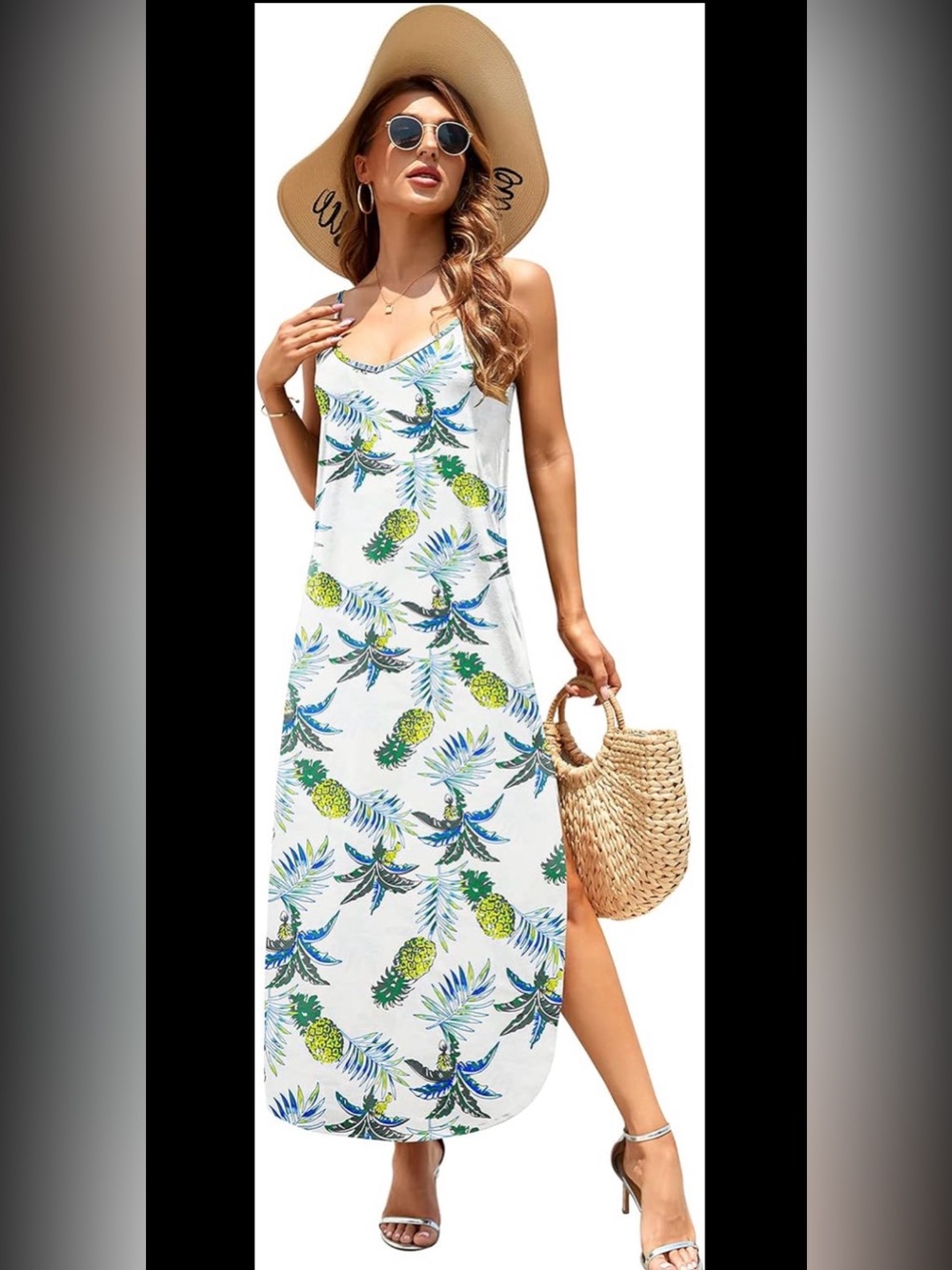 Women’s large pineapple dress